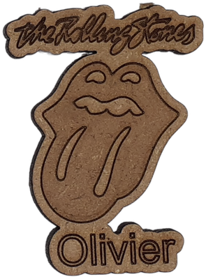 Magnet - Logo musique Rolling Stones personnalisable